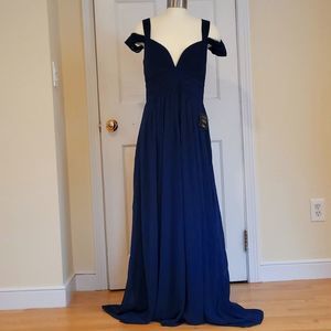 Sexy Navy Maxi Dess size M